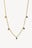 Gem Drop Necklace Gold