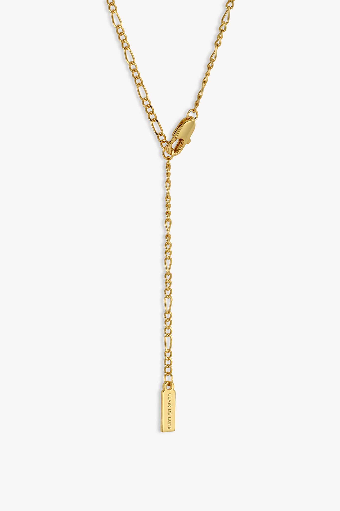 Gem Drop Necklace Gold