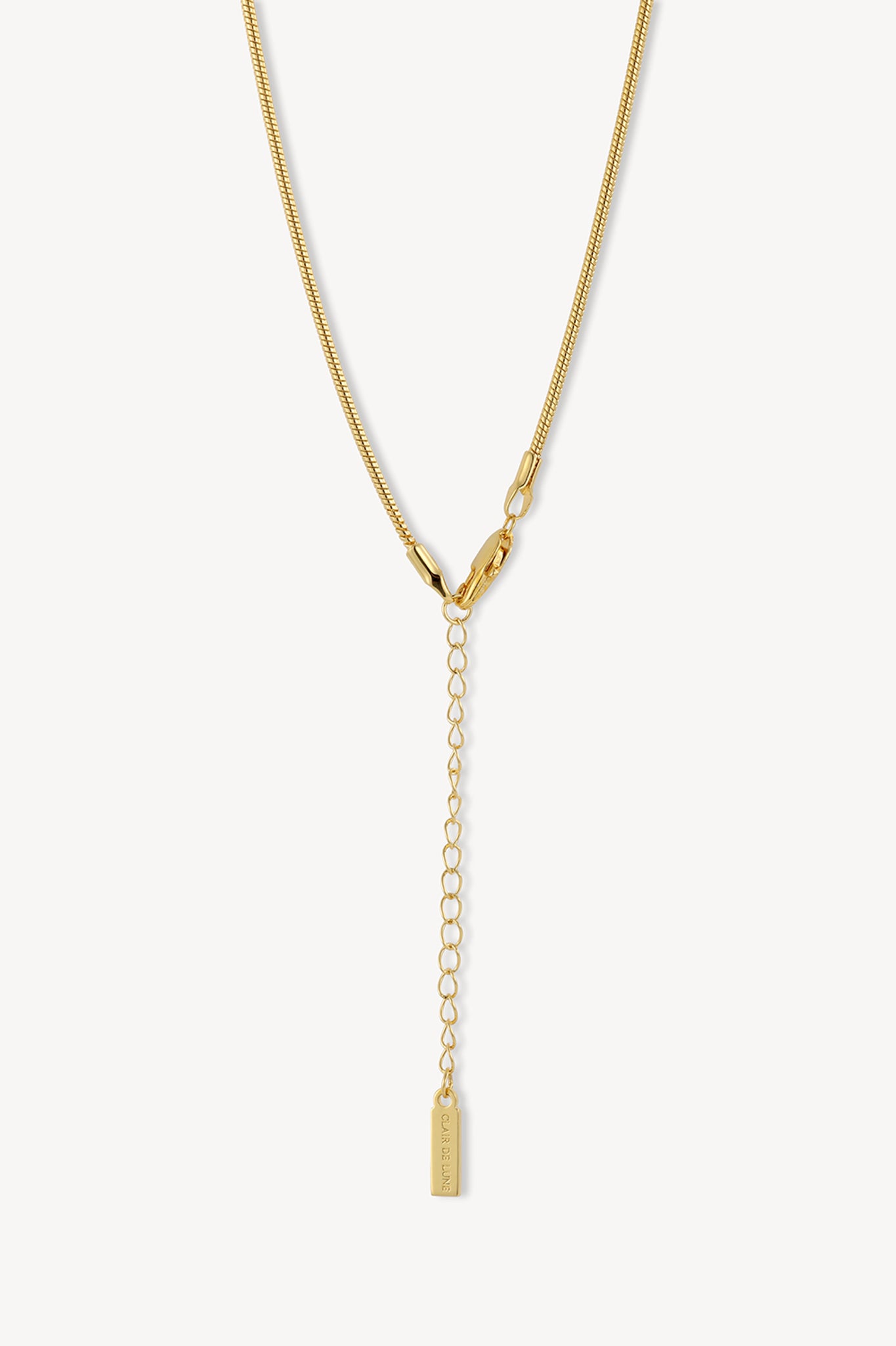 Amore Snake Necklace Gold