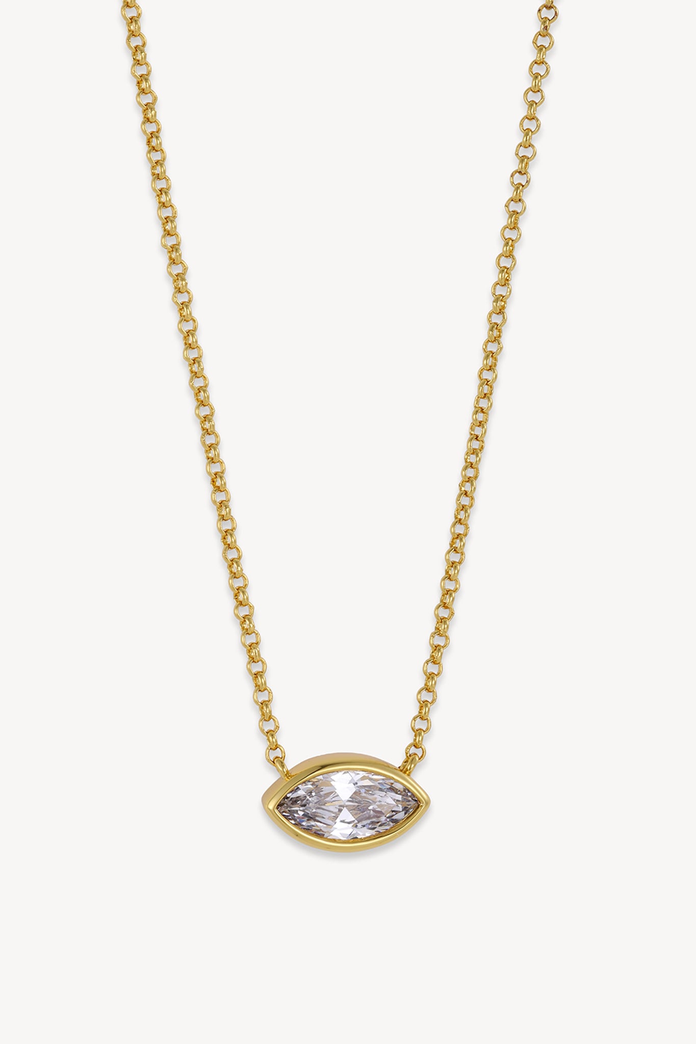 Lumi Eye Necklace Gold