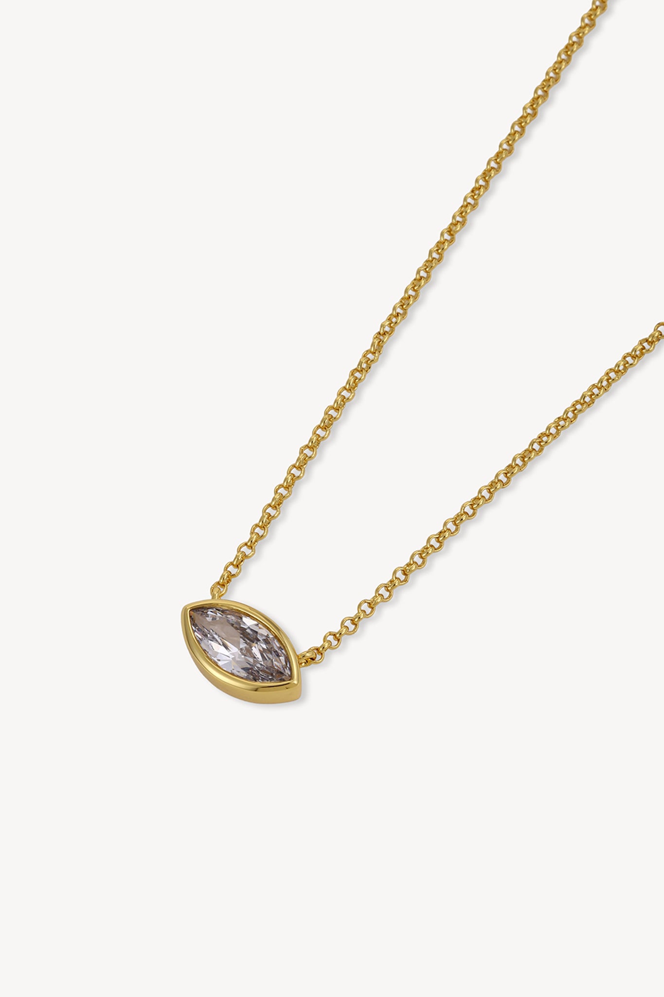 Lumi Eye Necklace Gold