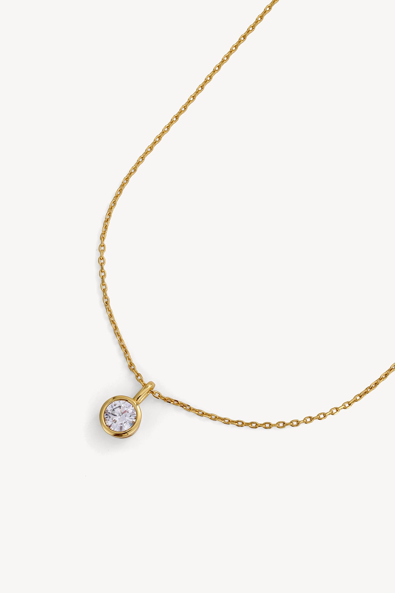 Dot Necklace Gold