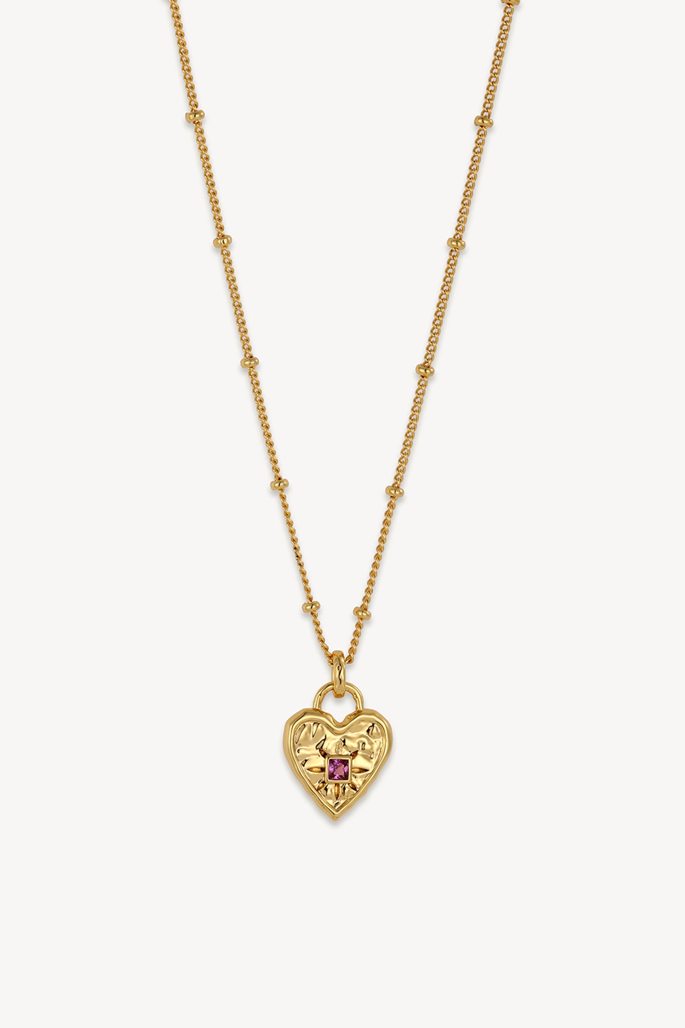 Verve Heart Necklace Gold