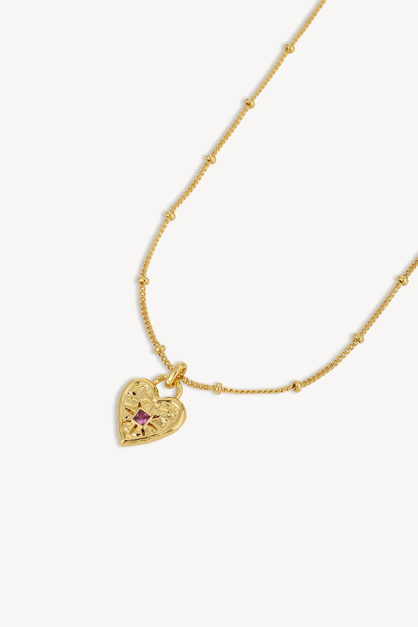 Verve Heart Necklace Gold