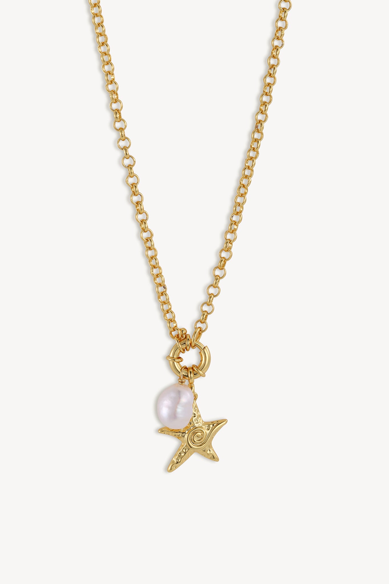 Free Starfish Necklace Gold