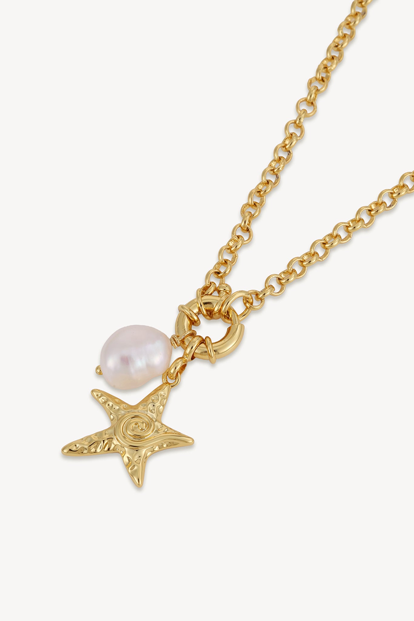 Free Starfish Necklace Gold