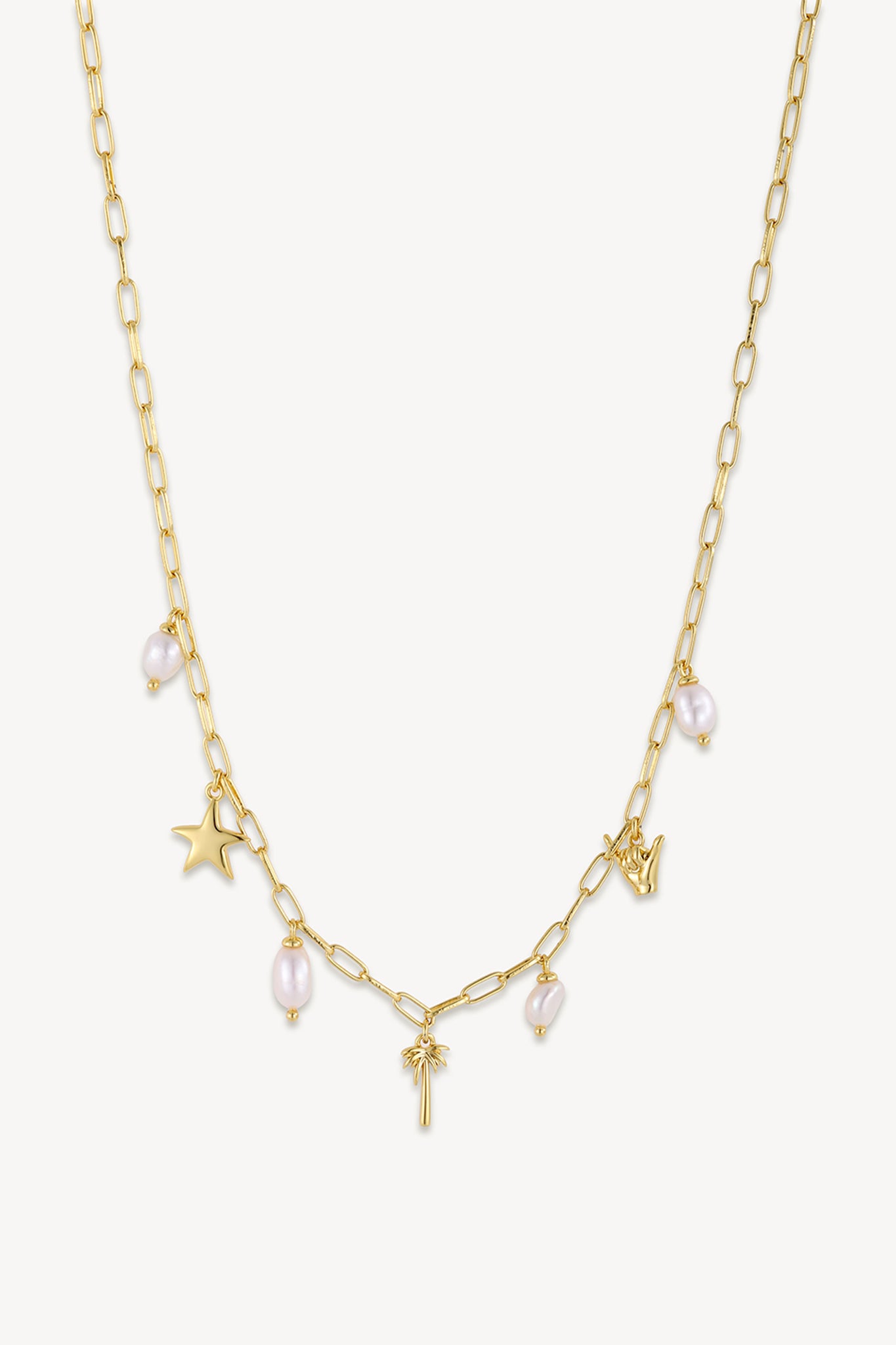 Isle Drop Necklace Gold