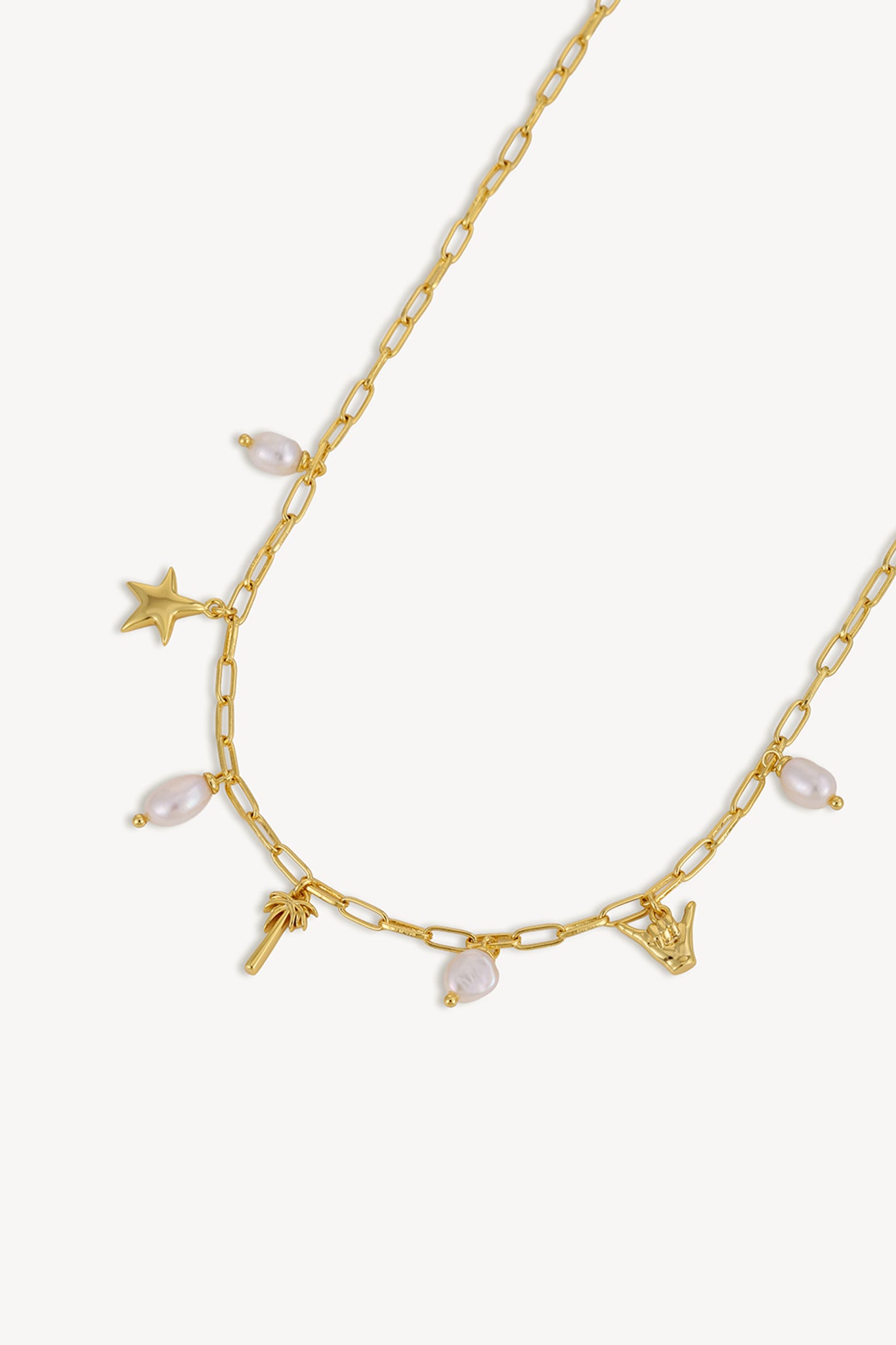 Isle Drop Necklace Gold