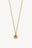 Teardrop Pendant Necklace Gold