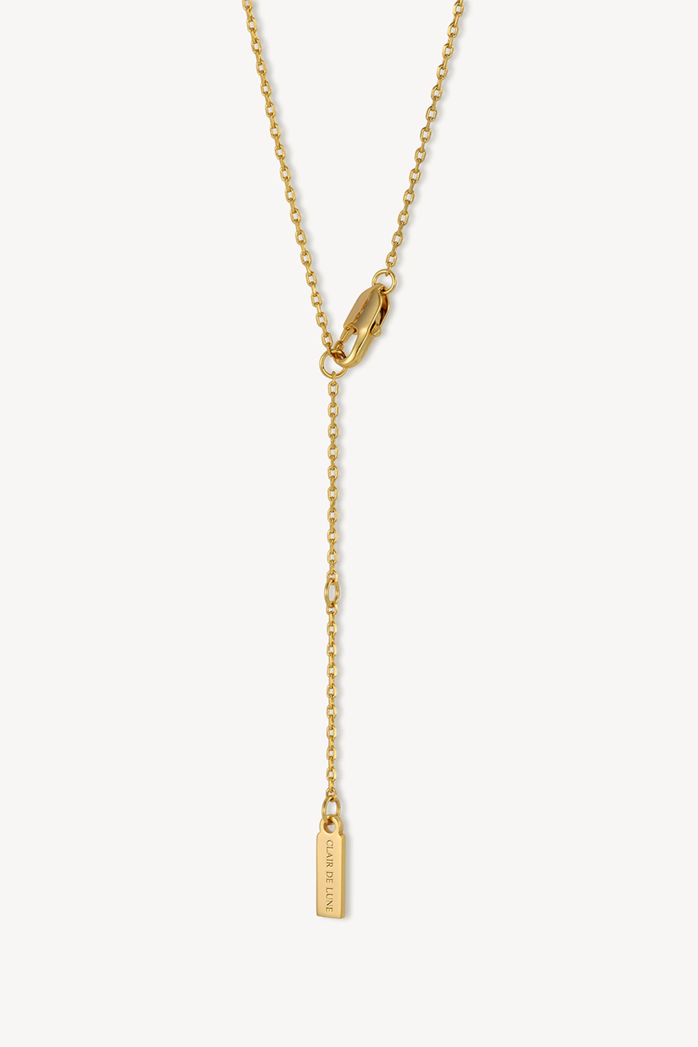 Teardrop Pendant Necklace Gold