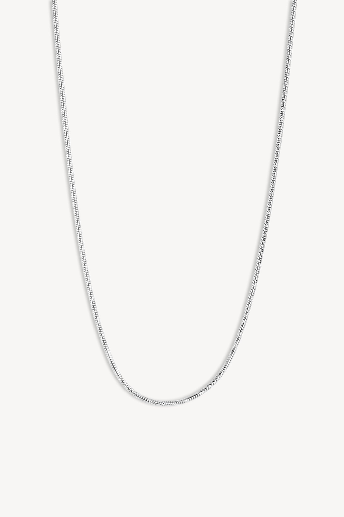 Round Snake Chain Silver