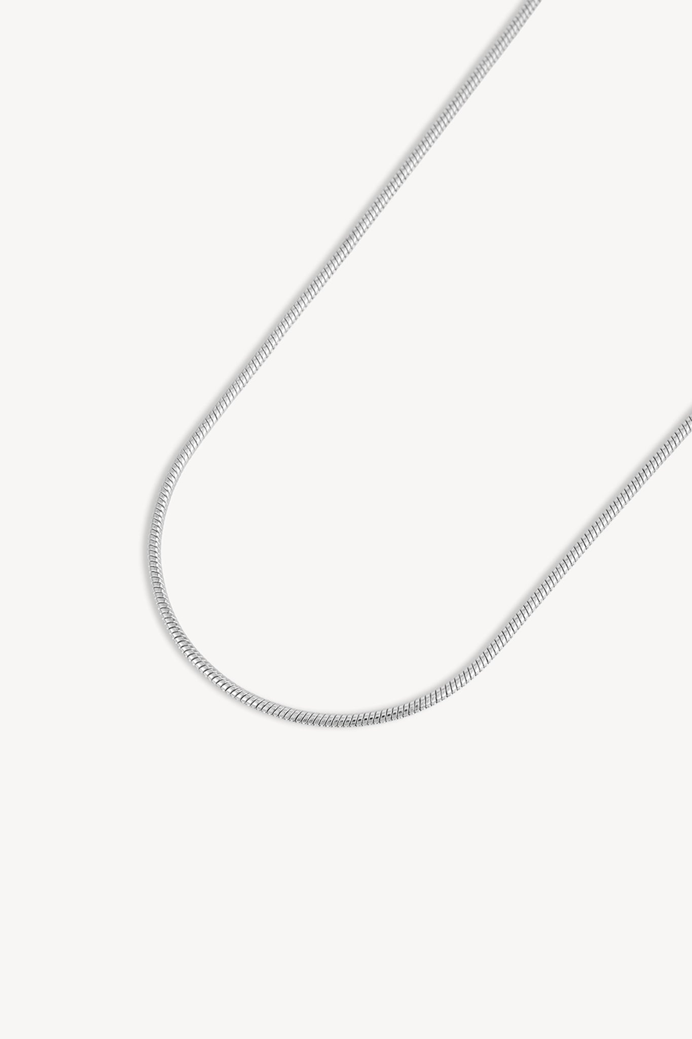 Round Snake Chain Silver