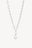 Tide & Pearl Necklace Silver