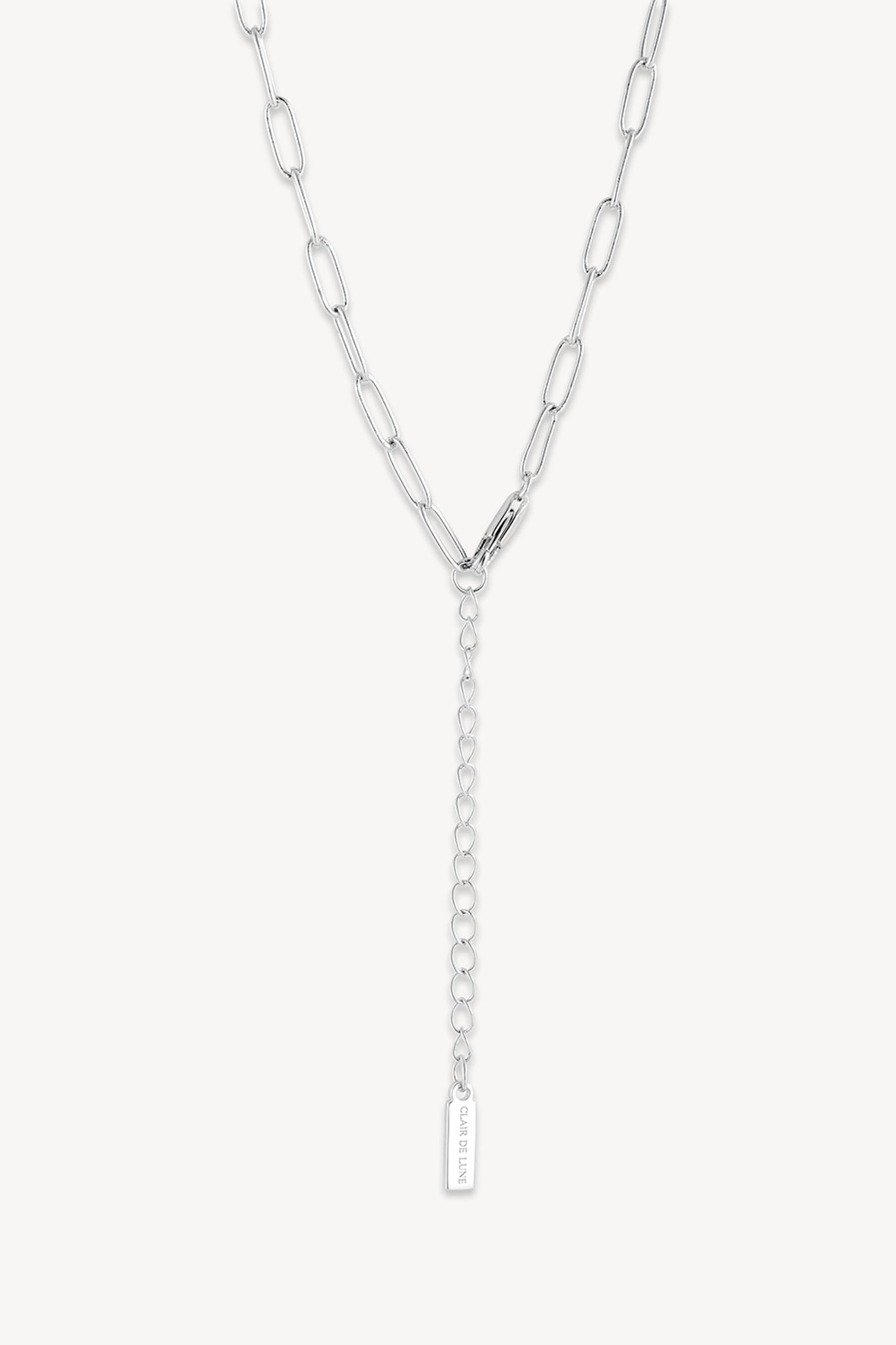 Tide & Pearl Necklace Silver