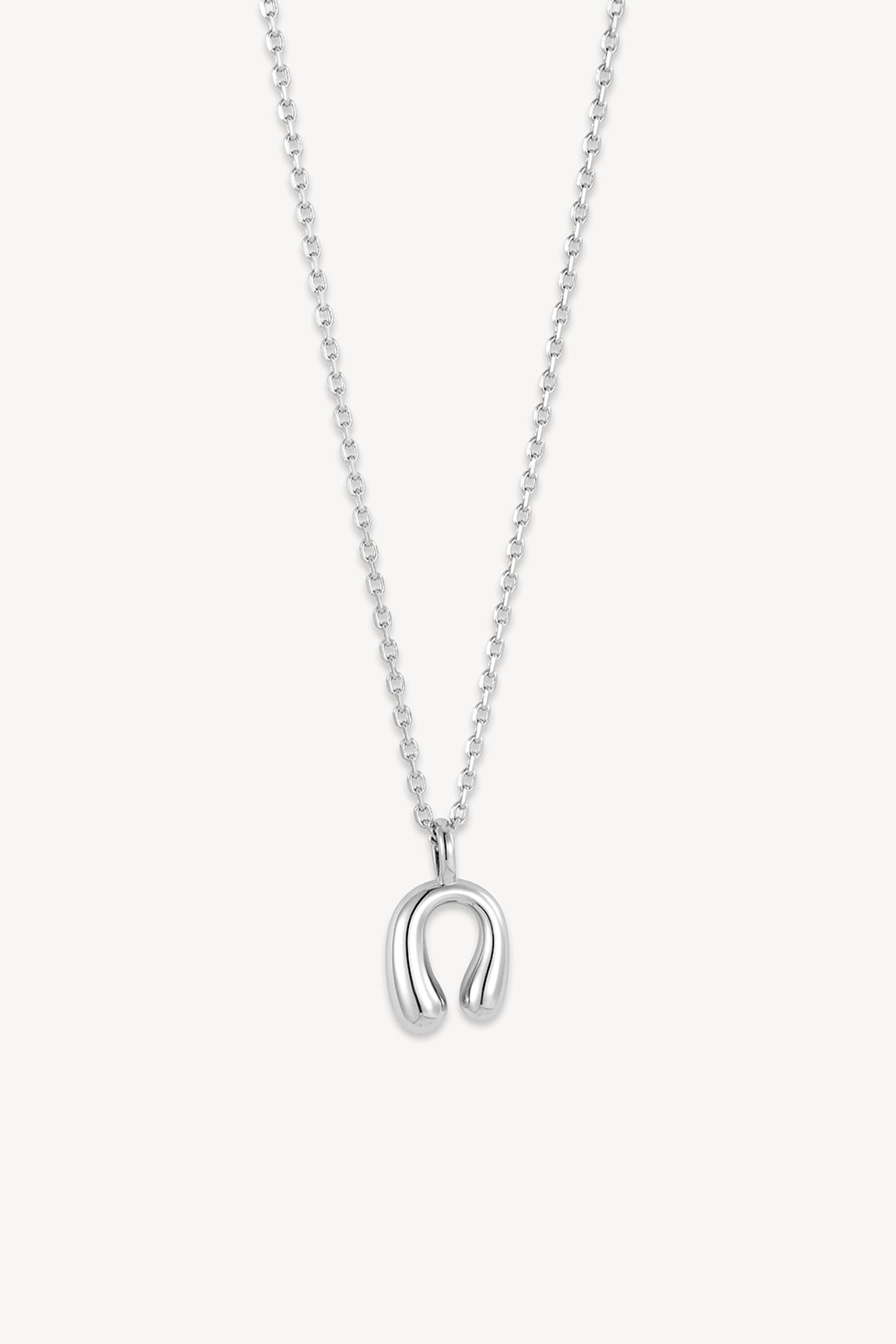 U-Shape Necklace Silver