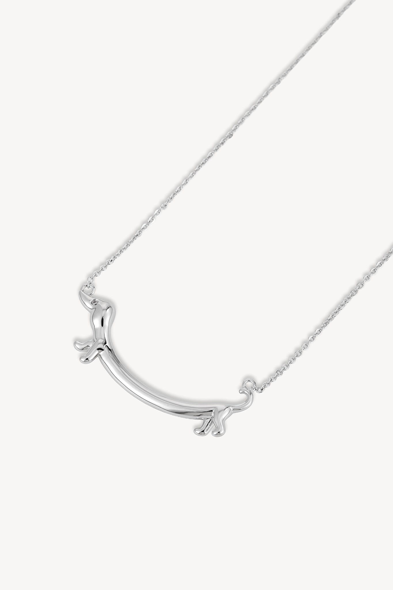 Companion Bar Necklace Silver