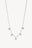 Aura CZ Necklace Silver