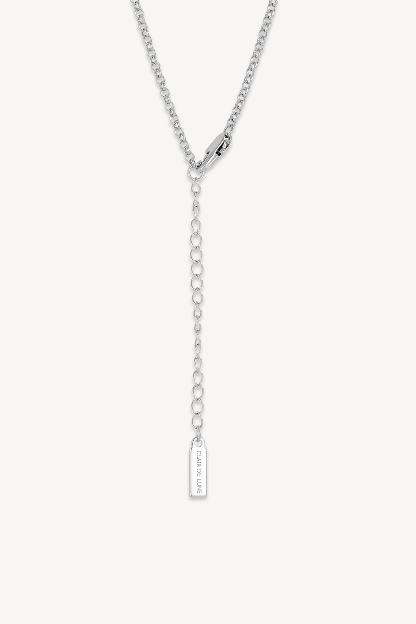 Lumi Eye Necklace Silver