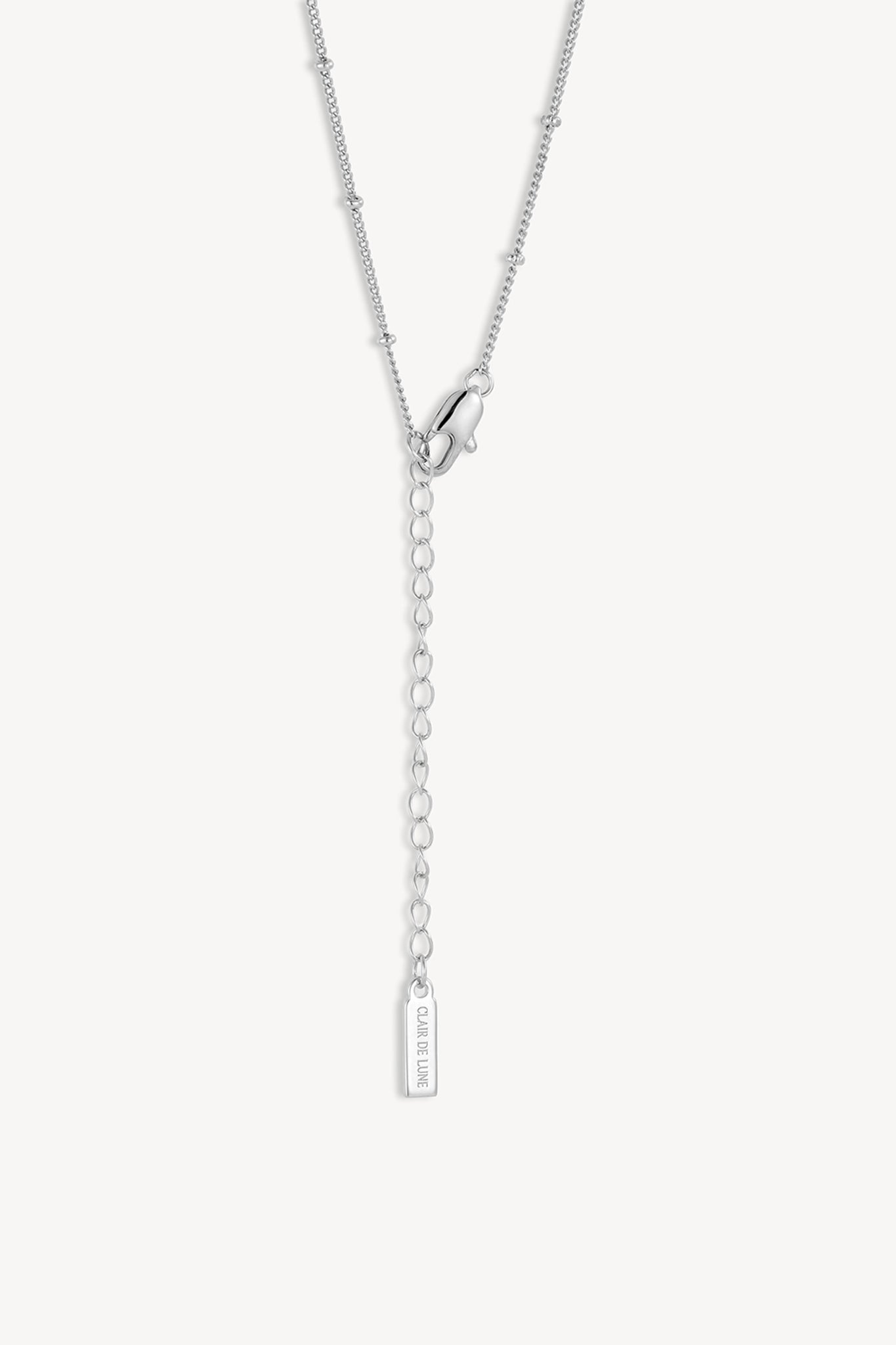 Verve Heart Necklace Silver