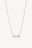 Link Heart Necklace Silver