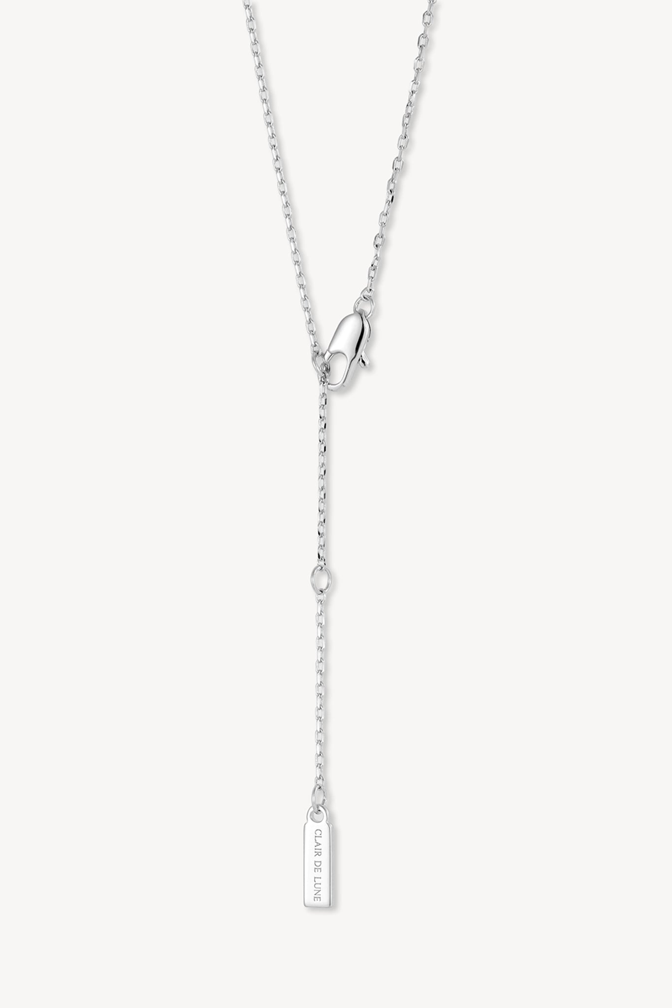 Link Heart Necklace Silver