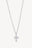 Lumen Cross Necklace Silver