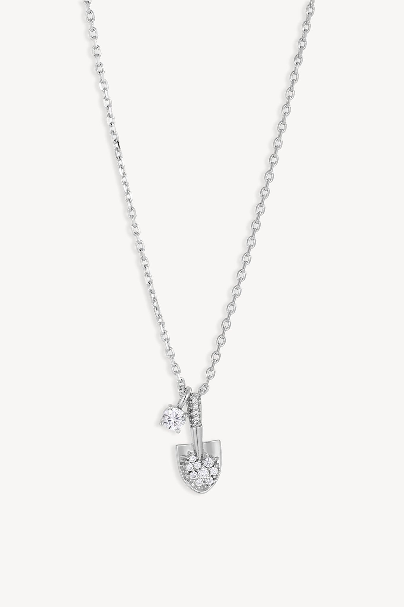 Treasure Dig Necklace Silver