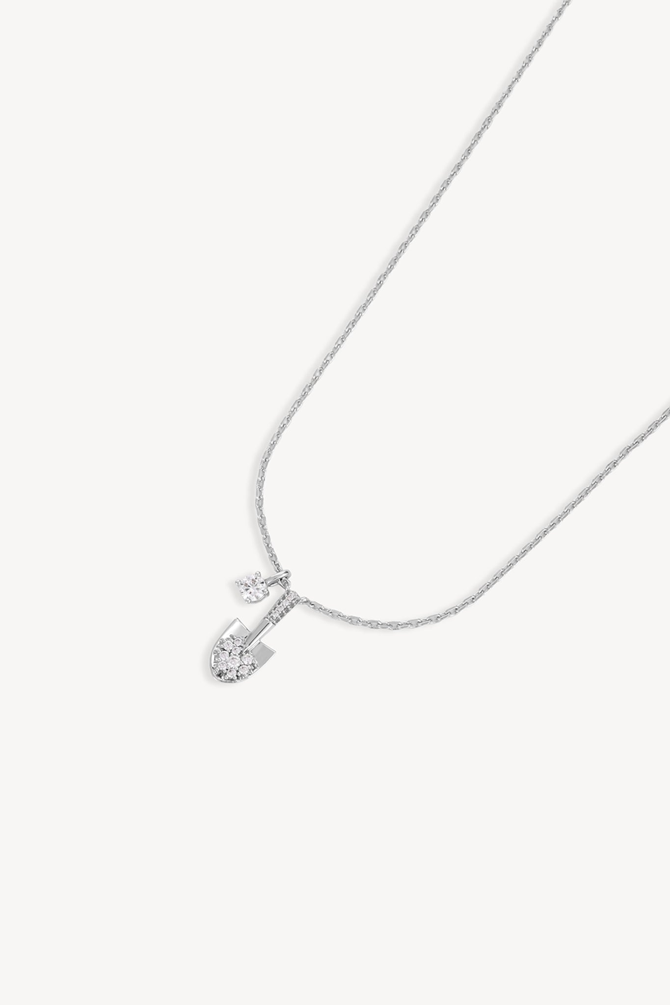 Treasure Dig Necklace Silver