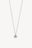 Teardrop Pendant Necklace Silver