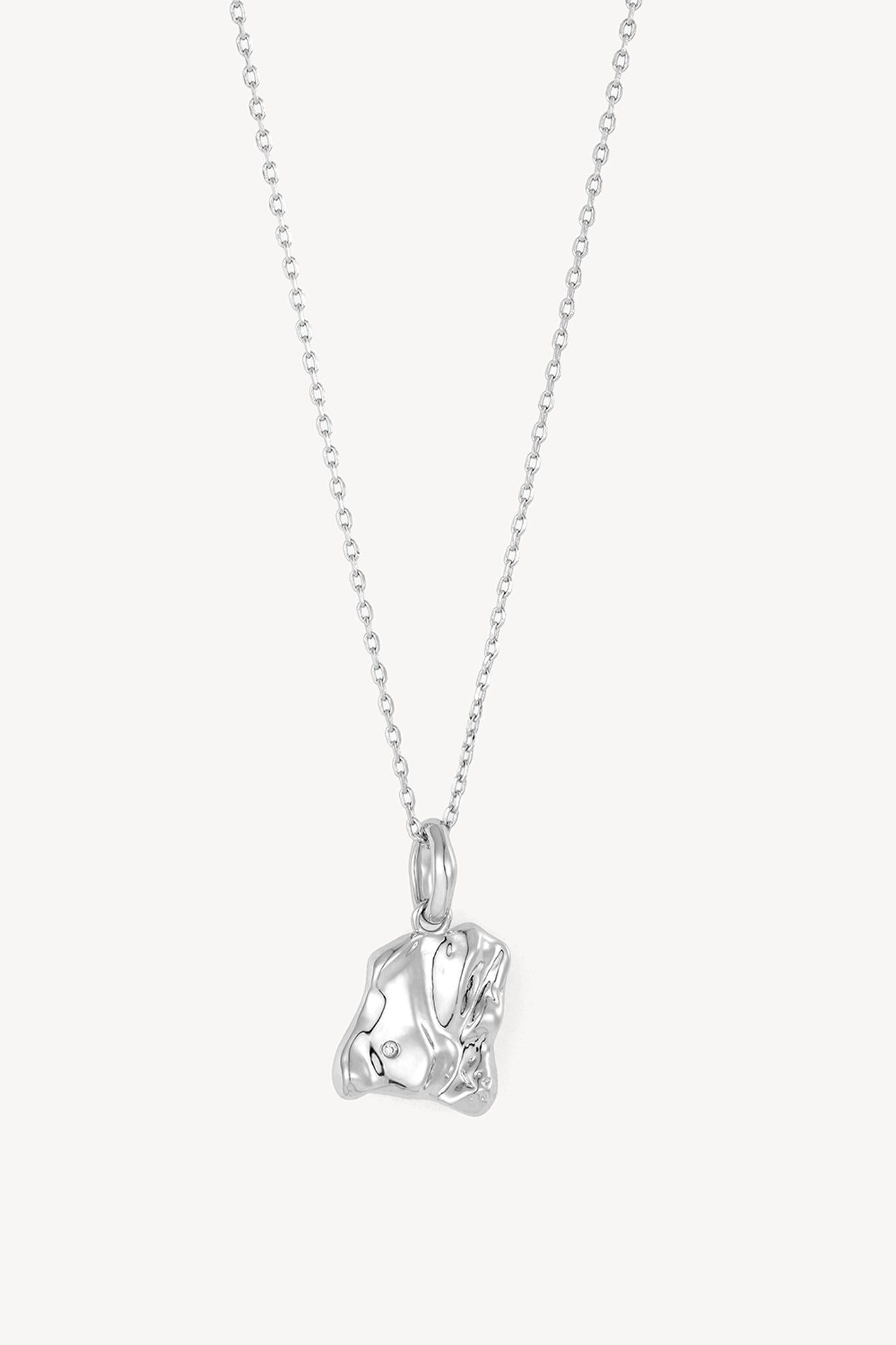 Sculpture Pendant Silver