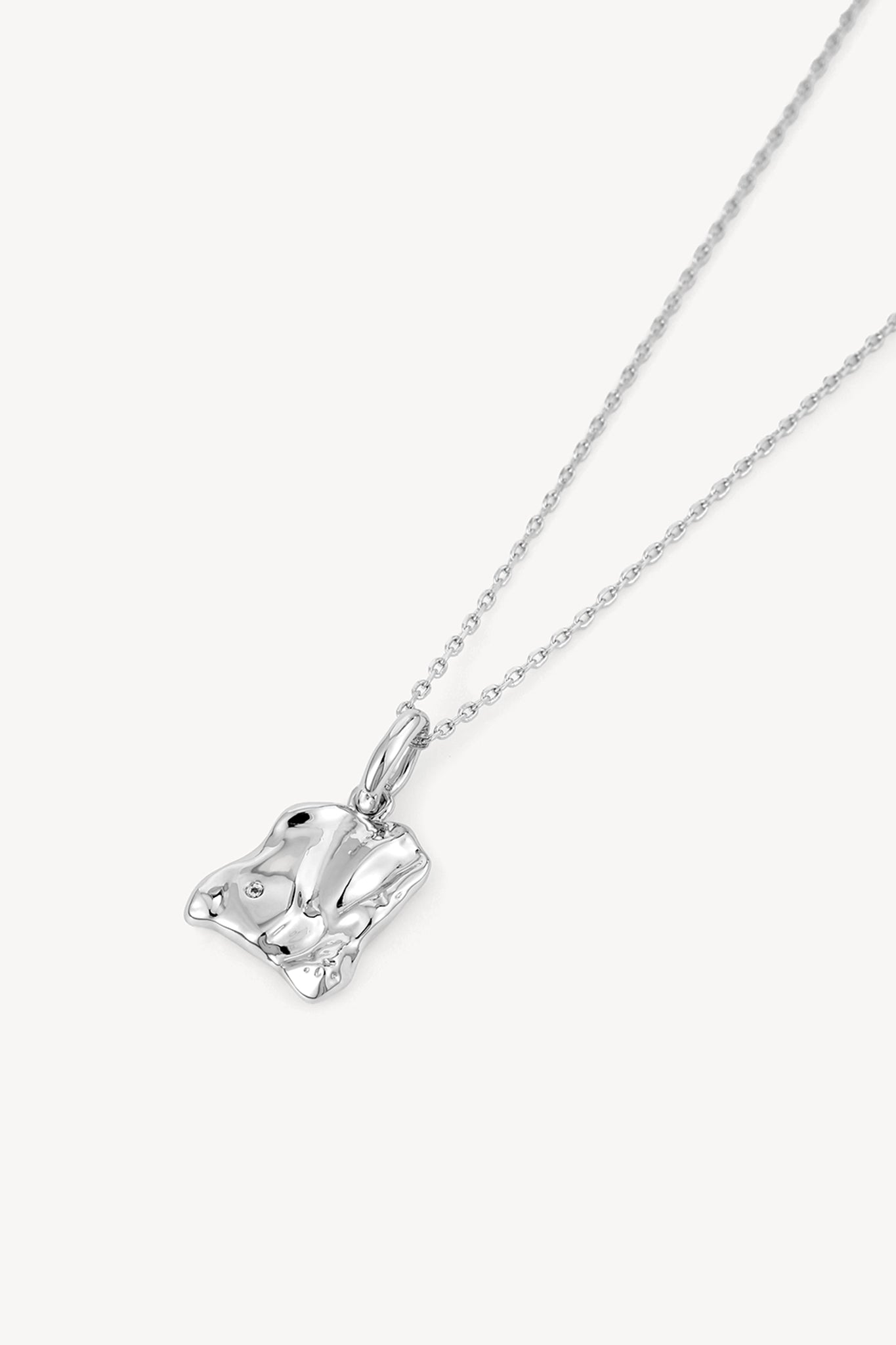 Sculpture Pendant Silver