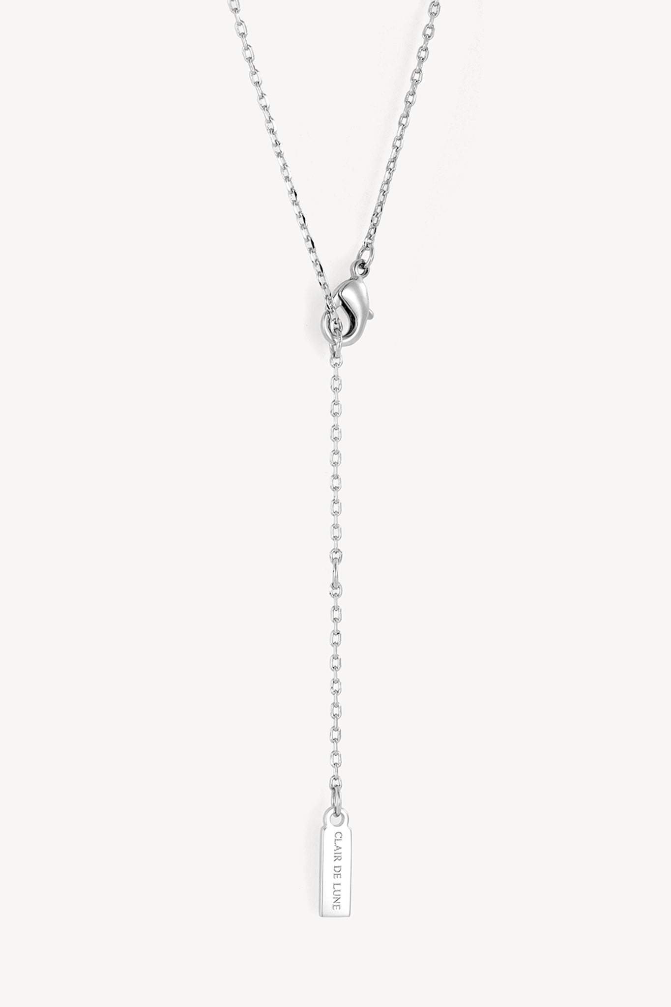 Sculpture Heart Necklace Silver