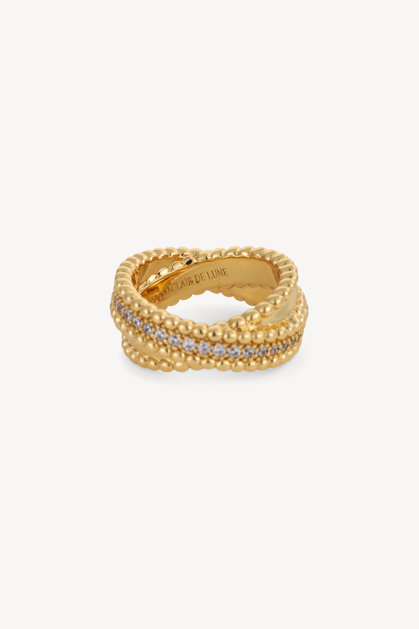 Orbit Stack Ring Gold