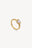 Heart Halo Ring Gold