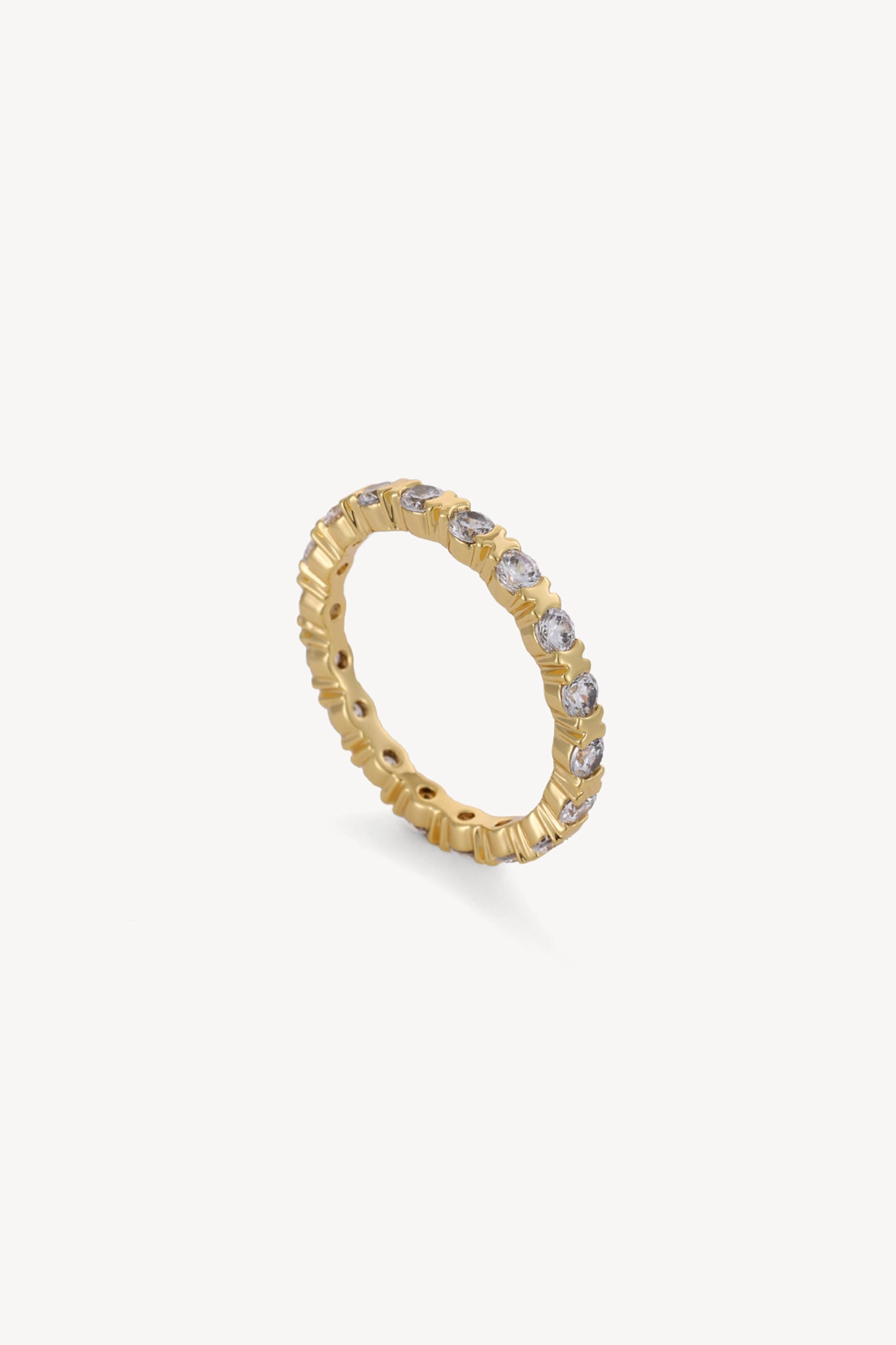 Eternity Sparkle Band Ring Gold