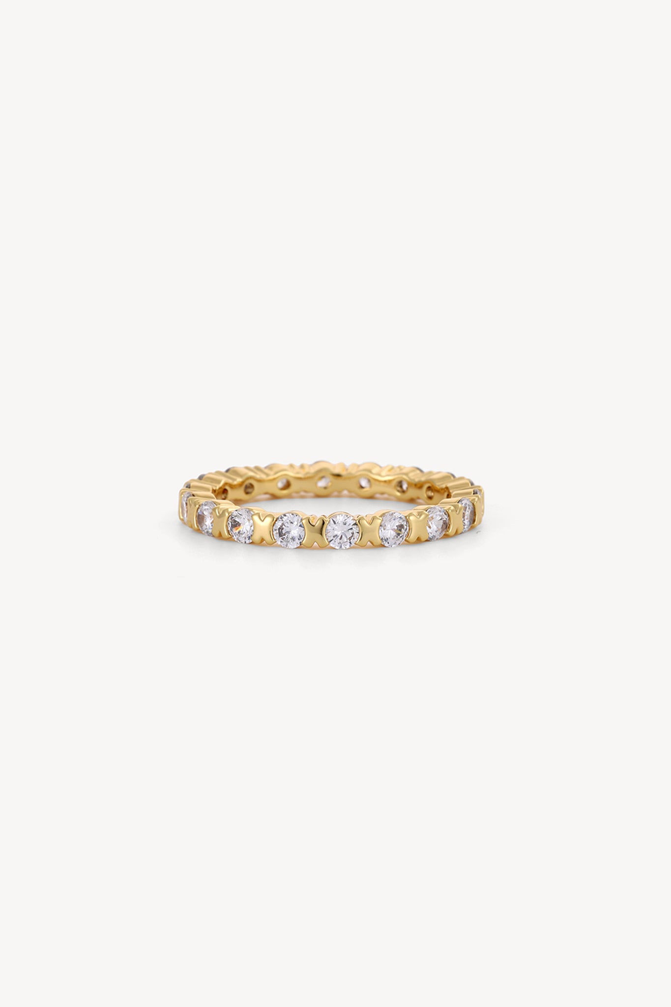 Eternity Sparkle Band Ring Gold