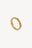 Lattice Stone Ring Gold