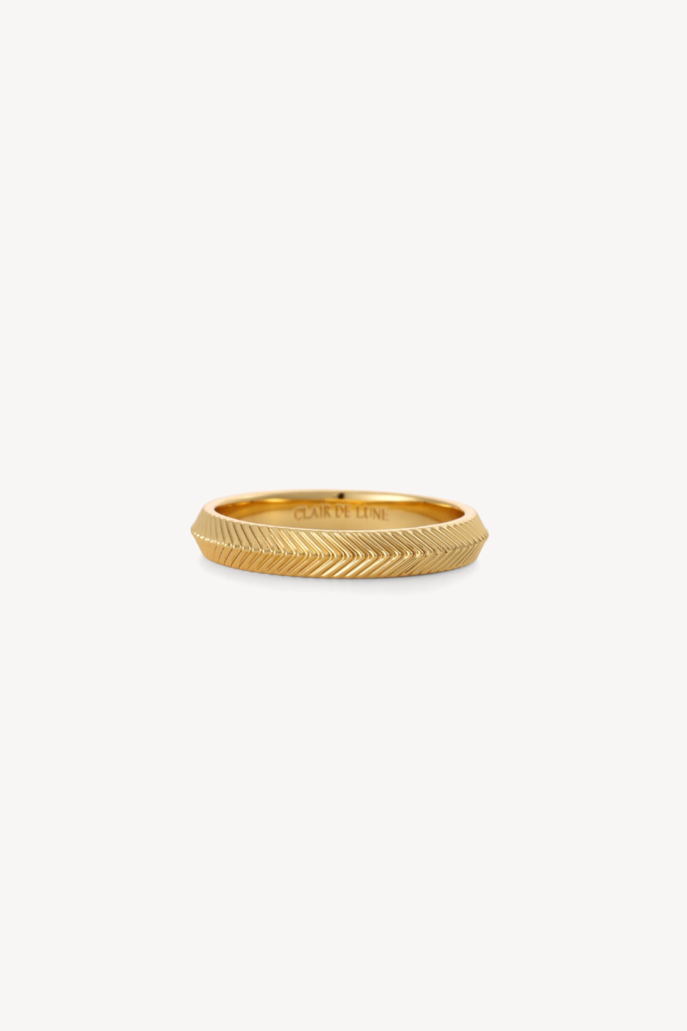 Herringbone Band Gold