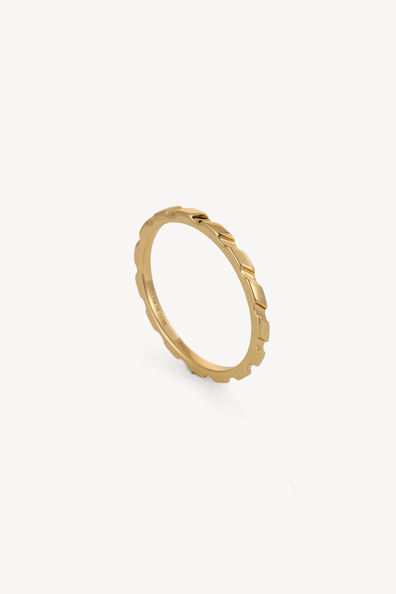 Slant Band Gold