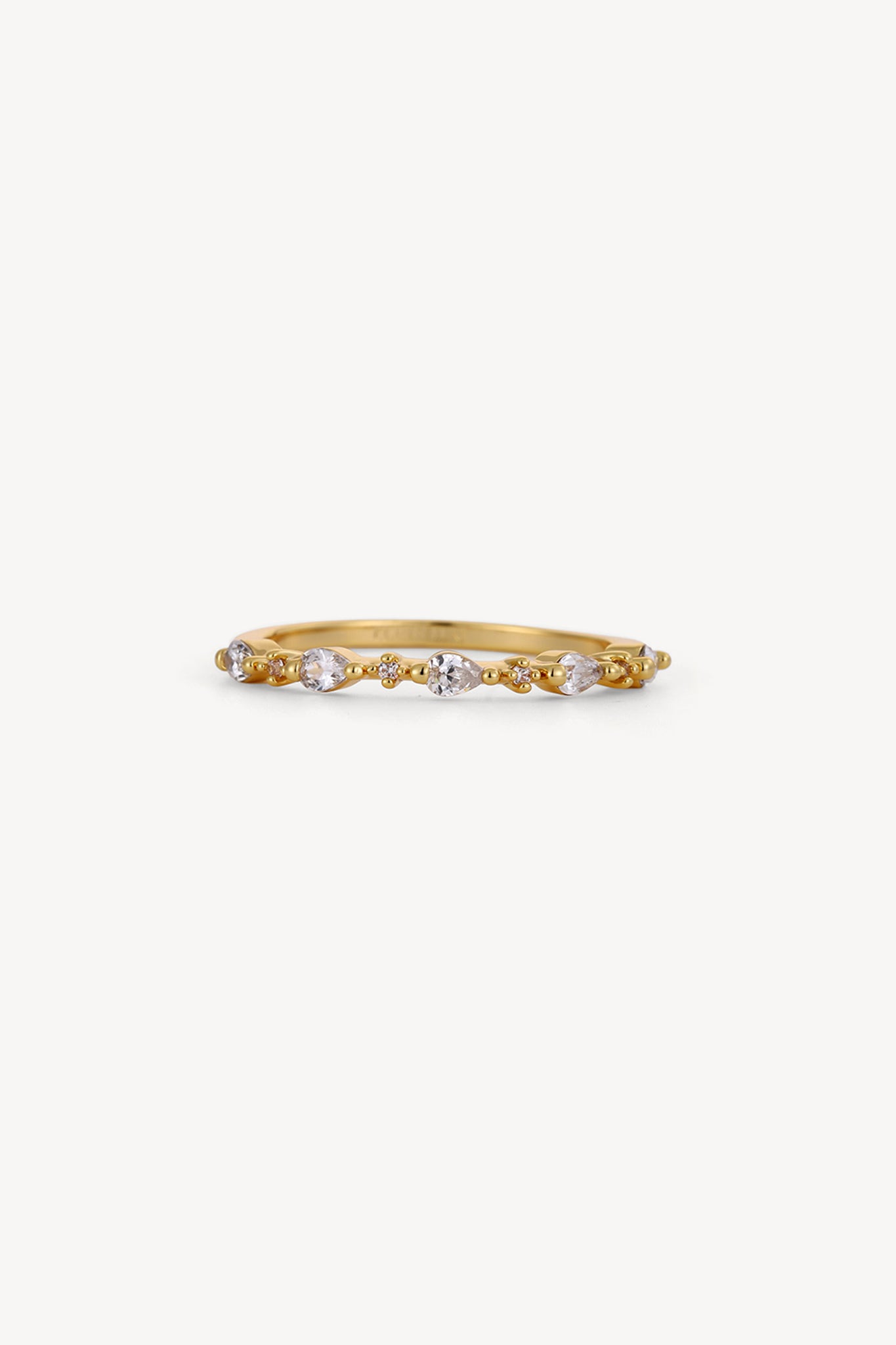 Pear Cut Ring Gold