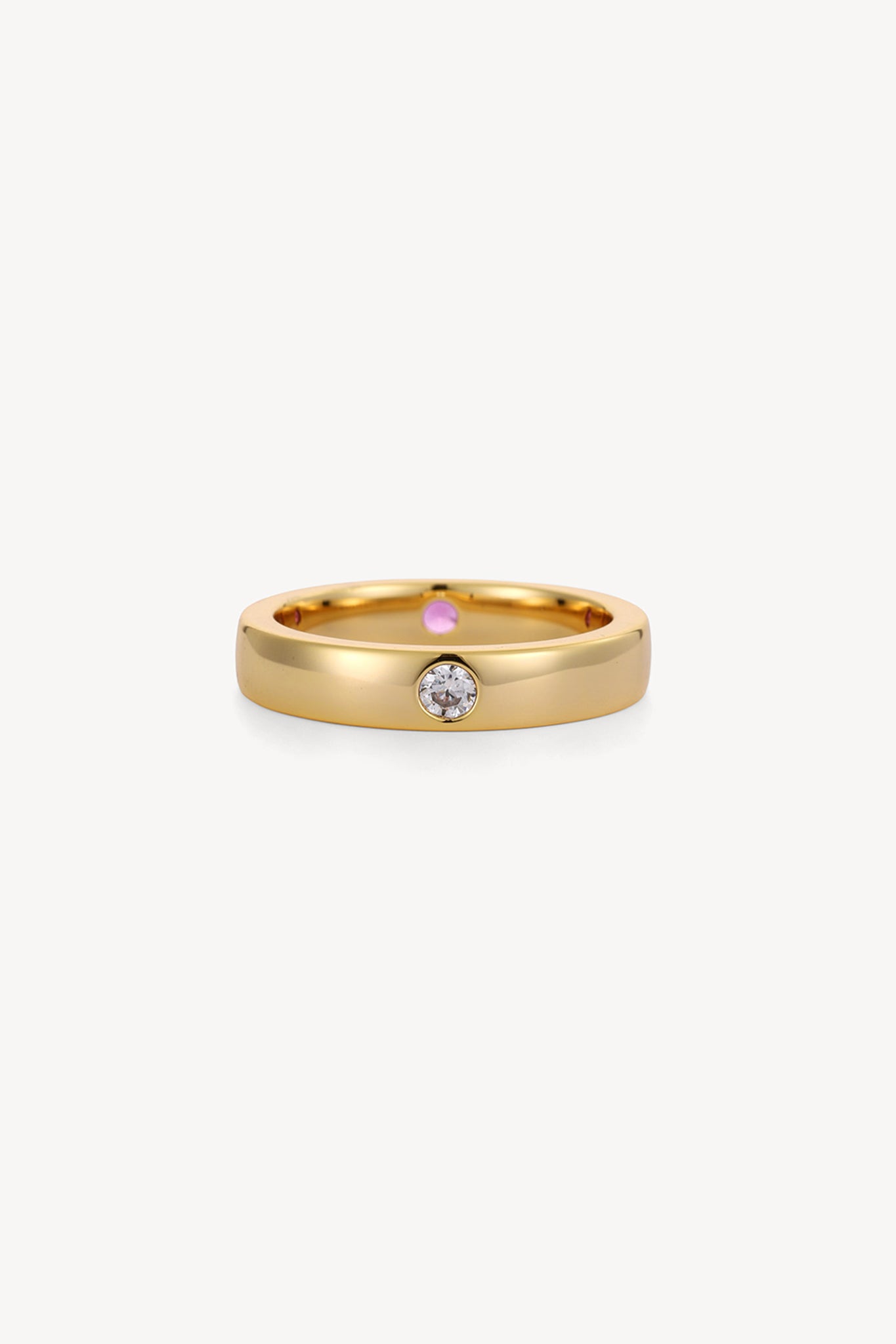 Dual Spark Ring Gold