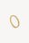 Twisted Crystal Ring Gold