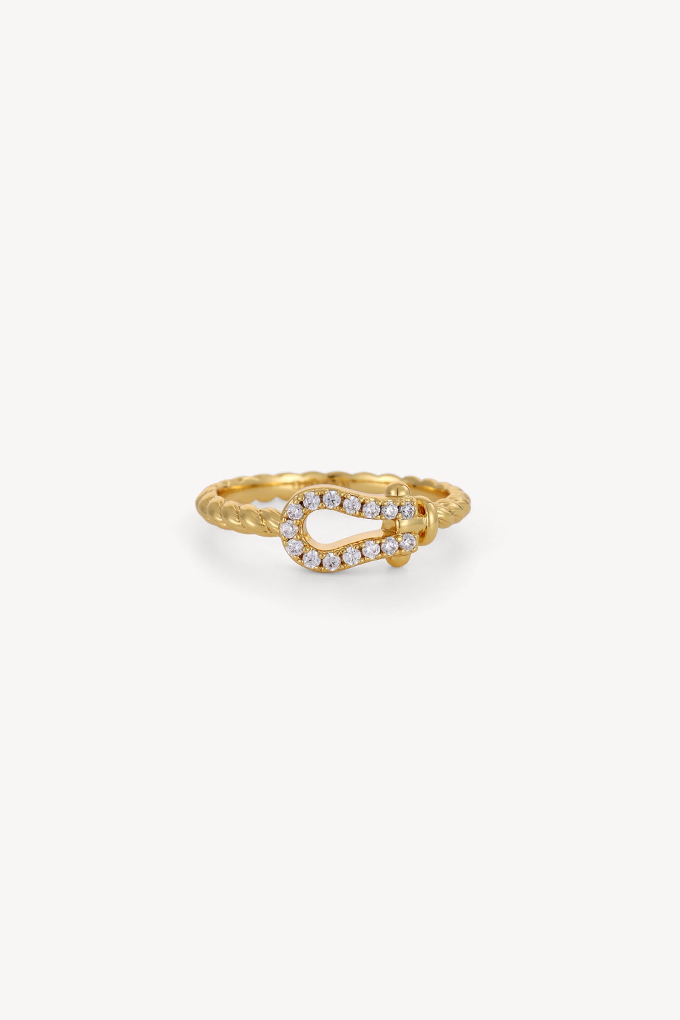 Horseshoe Ring Gold