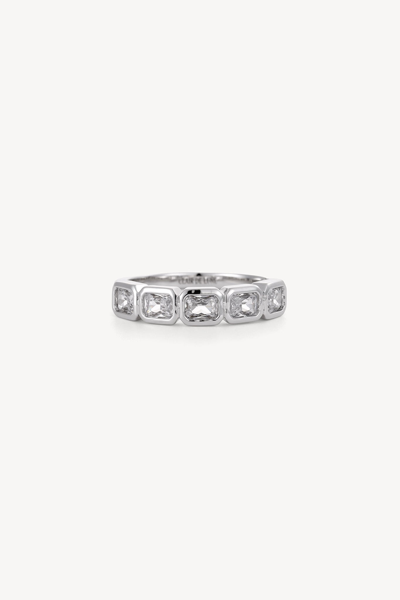 Glow Arc Ring Silver