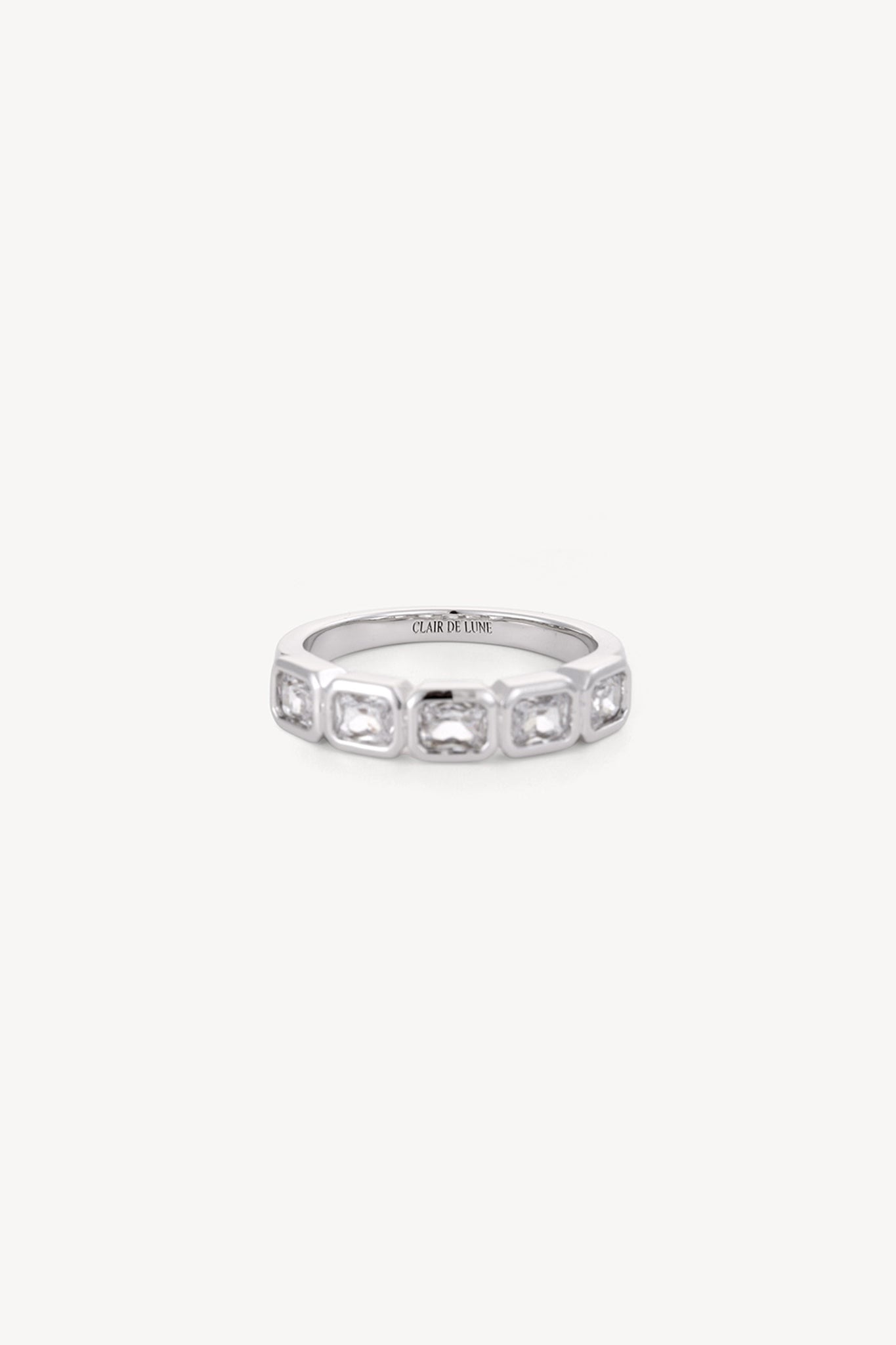 Glow Arc Ring Silver