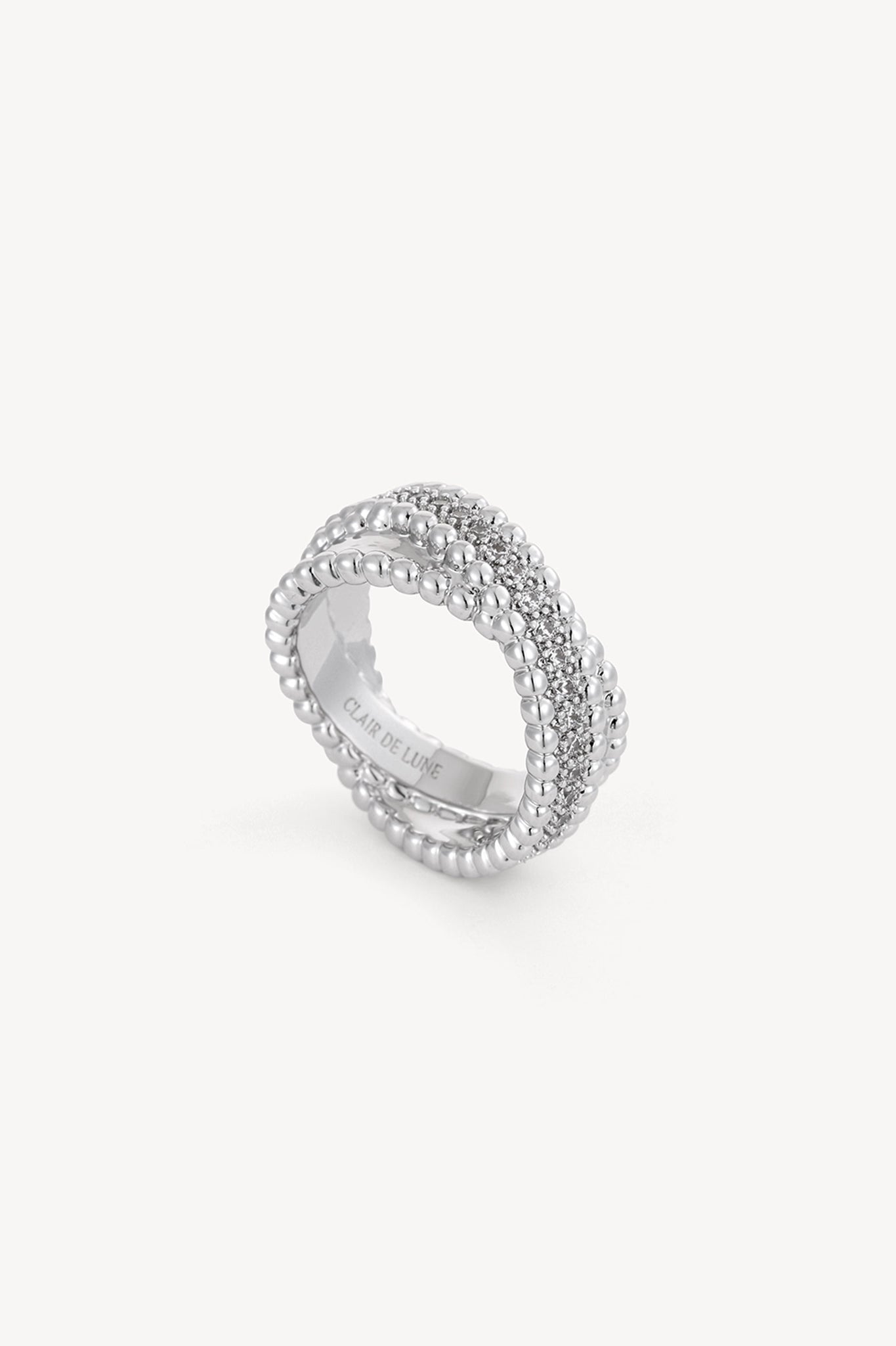 Orbit Stack Ring Silver
