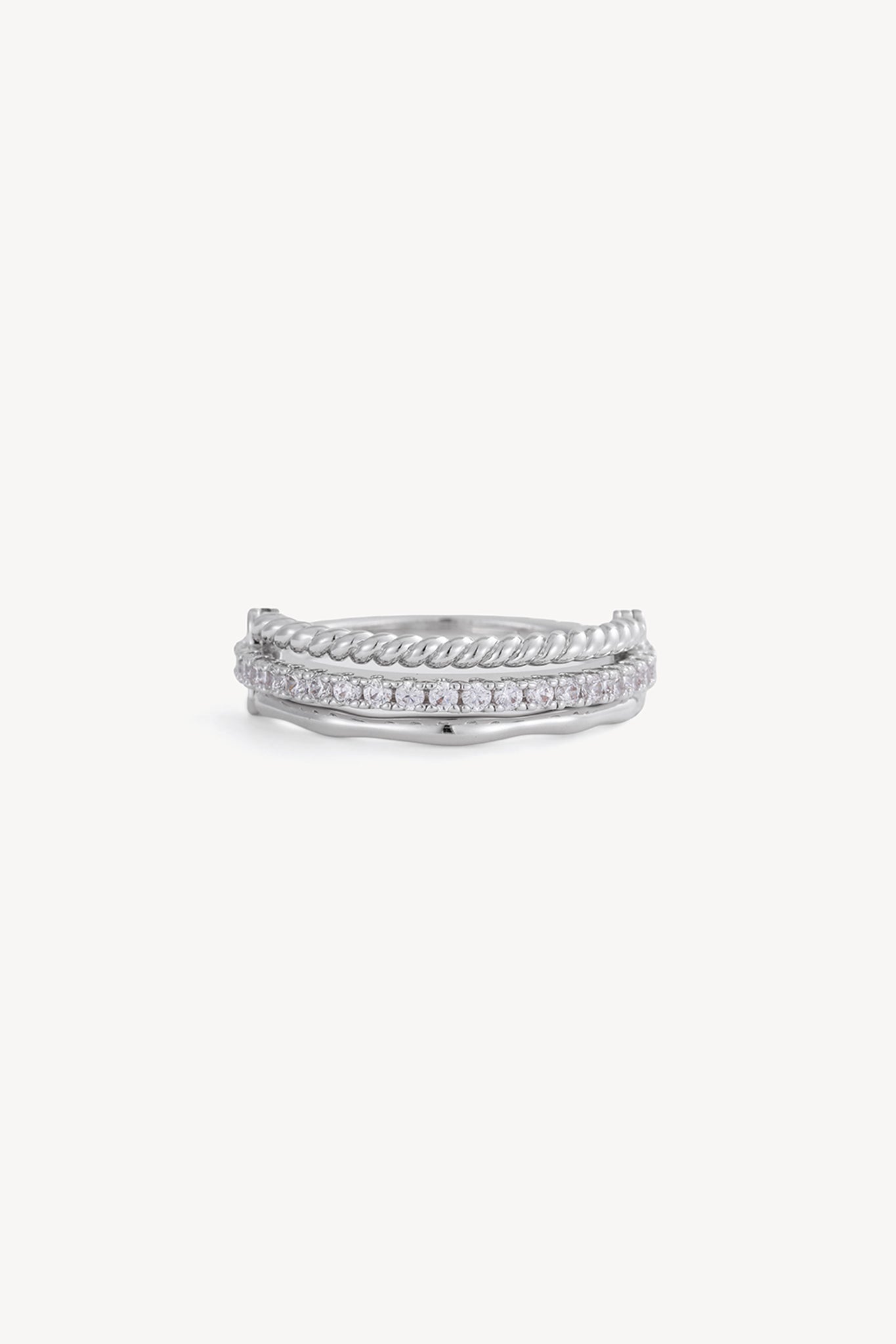 Horizon Band Ring Silver