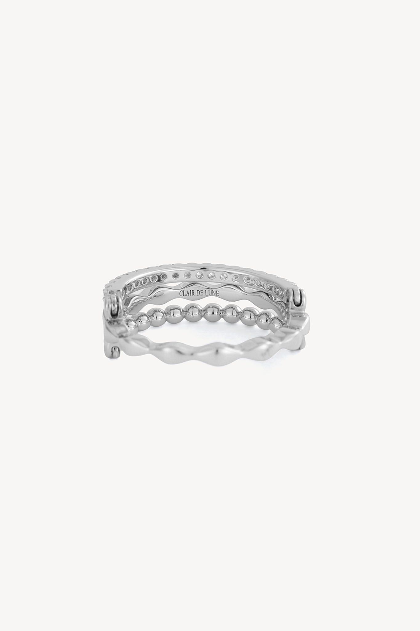 Tone Band Ring Silver