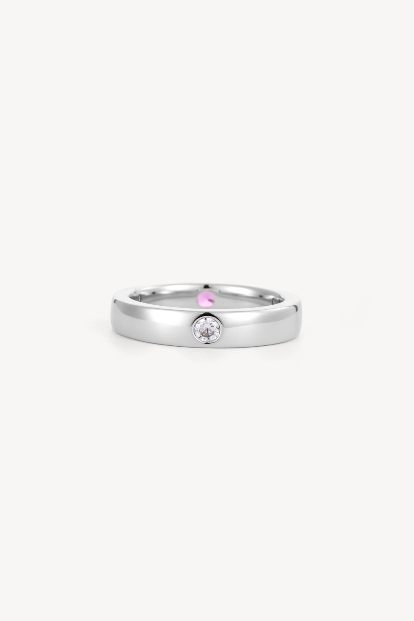 Dual Spark Ring Silver