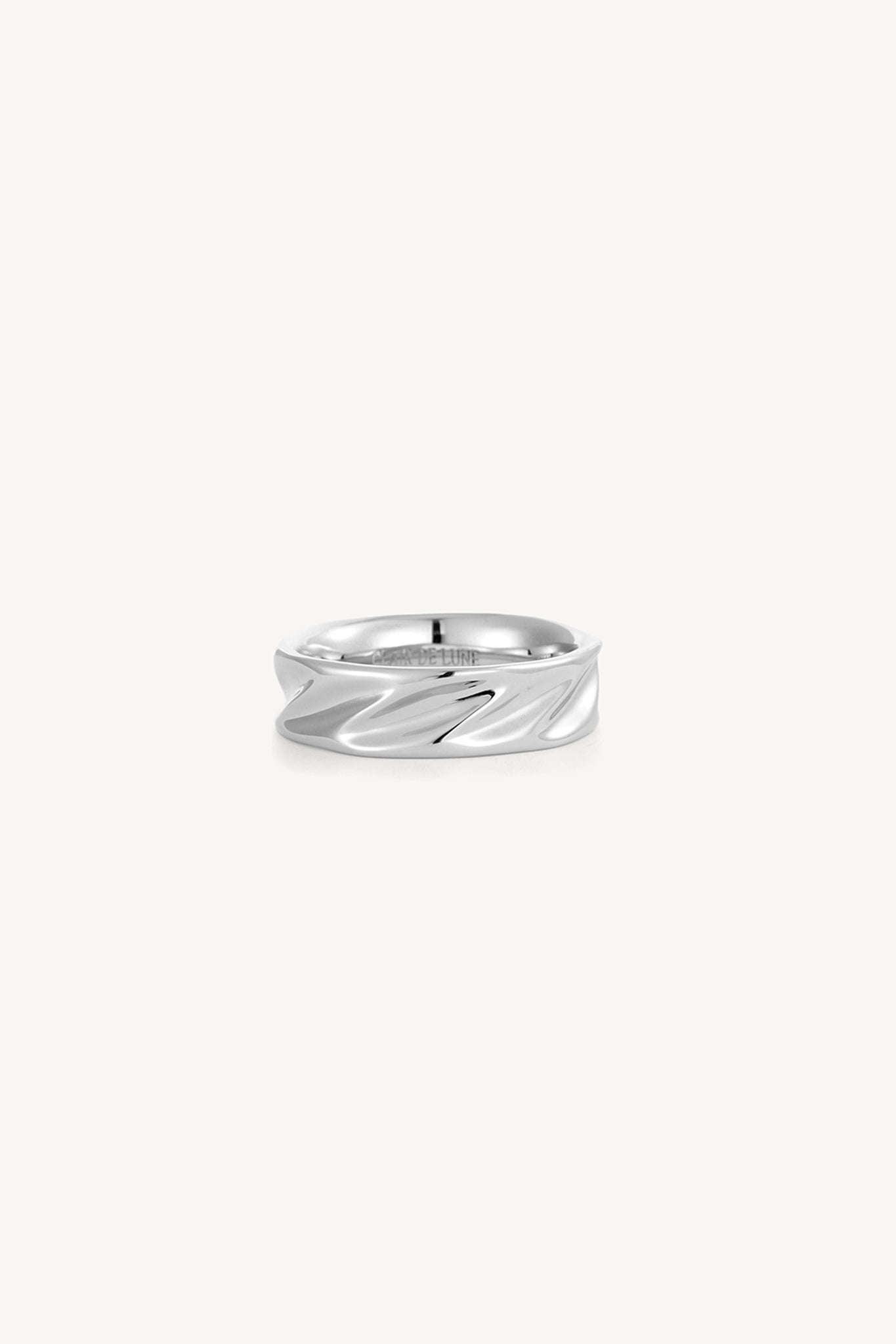 Wave Trim Ring Silver